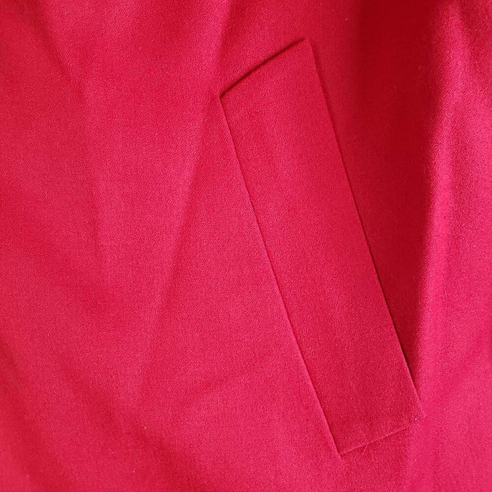 Talbots Blazer Women’s Plus Size 22W Button Red 3/4 Sleeve Wool Lined - Picture 5 of 8